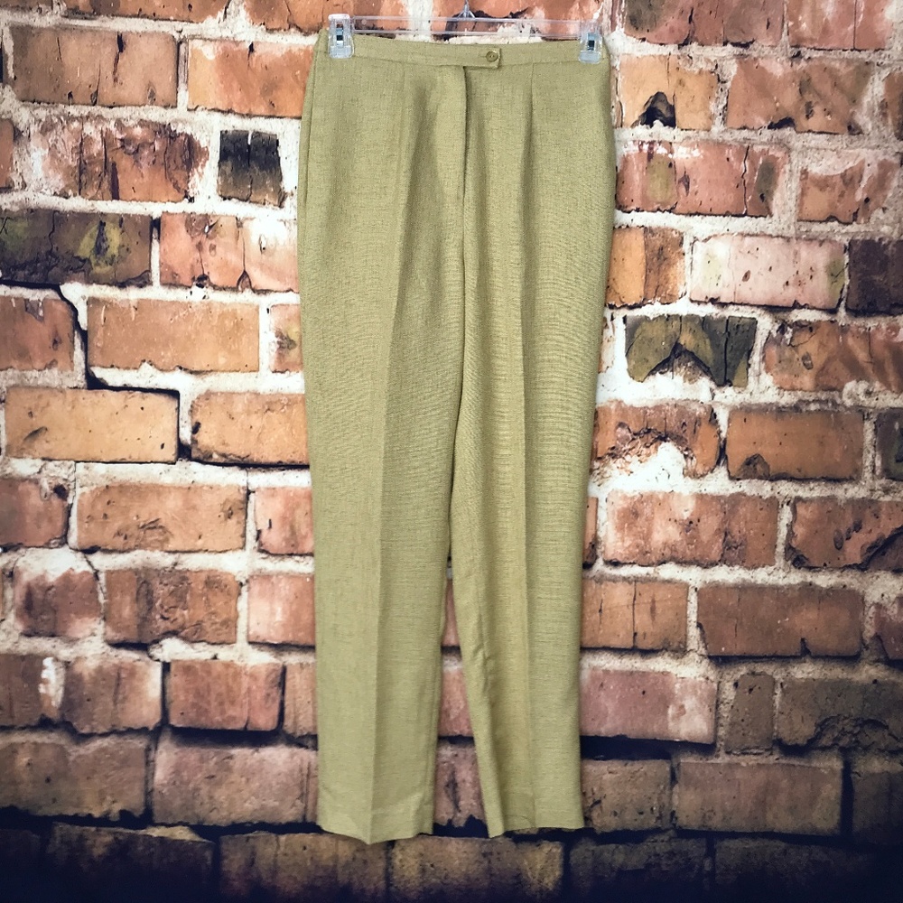 Patchington Brand Metallic Gold Comfort Pants Sz 6